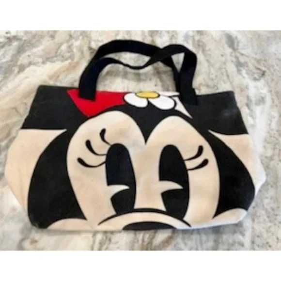 Disney Lined Minnie Mouse Large Tote Bag - Picture 5 of 9